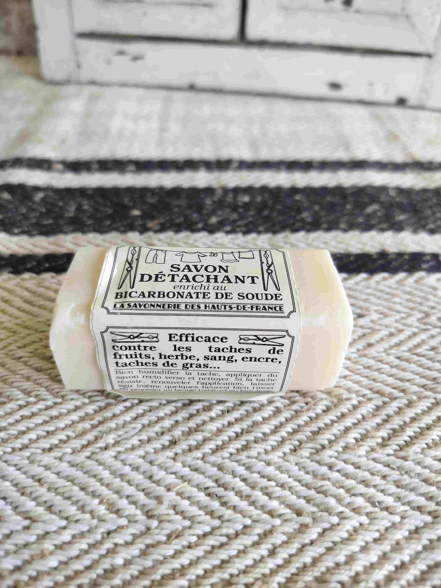 Natural French Soap Bar for laundry stain removal