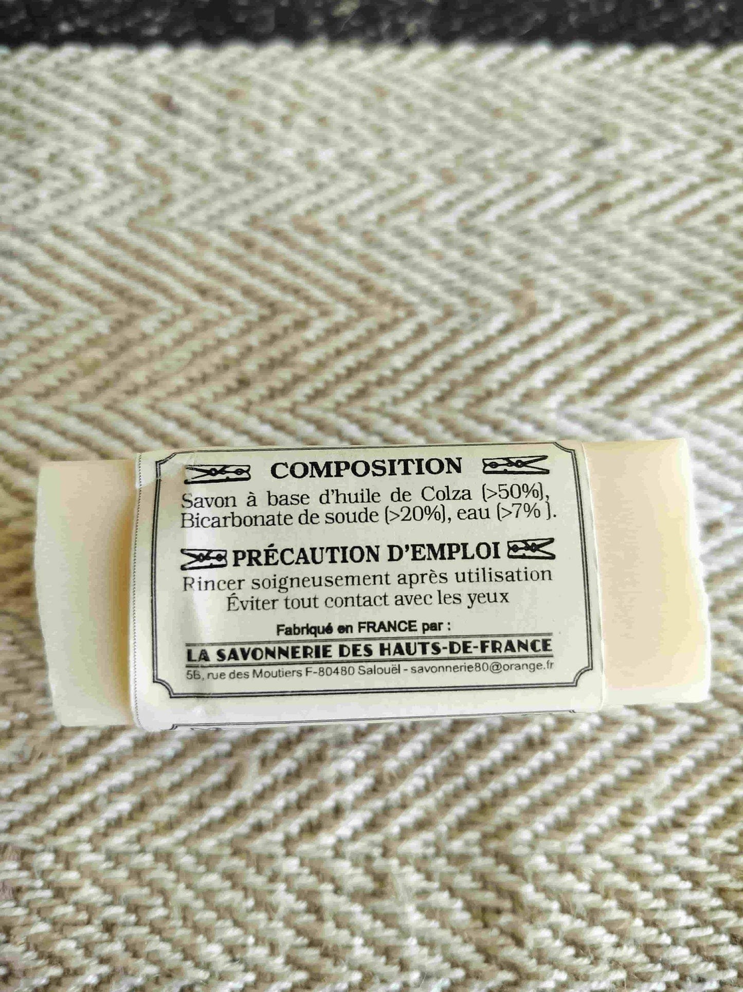 Natural French Soap Bar for laundry stain removal