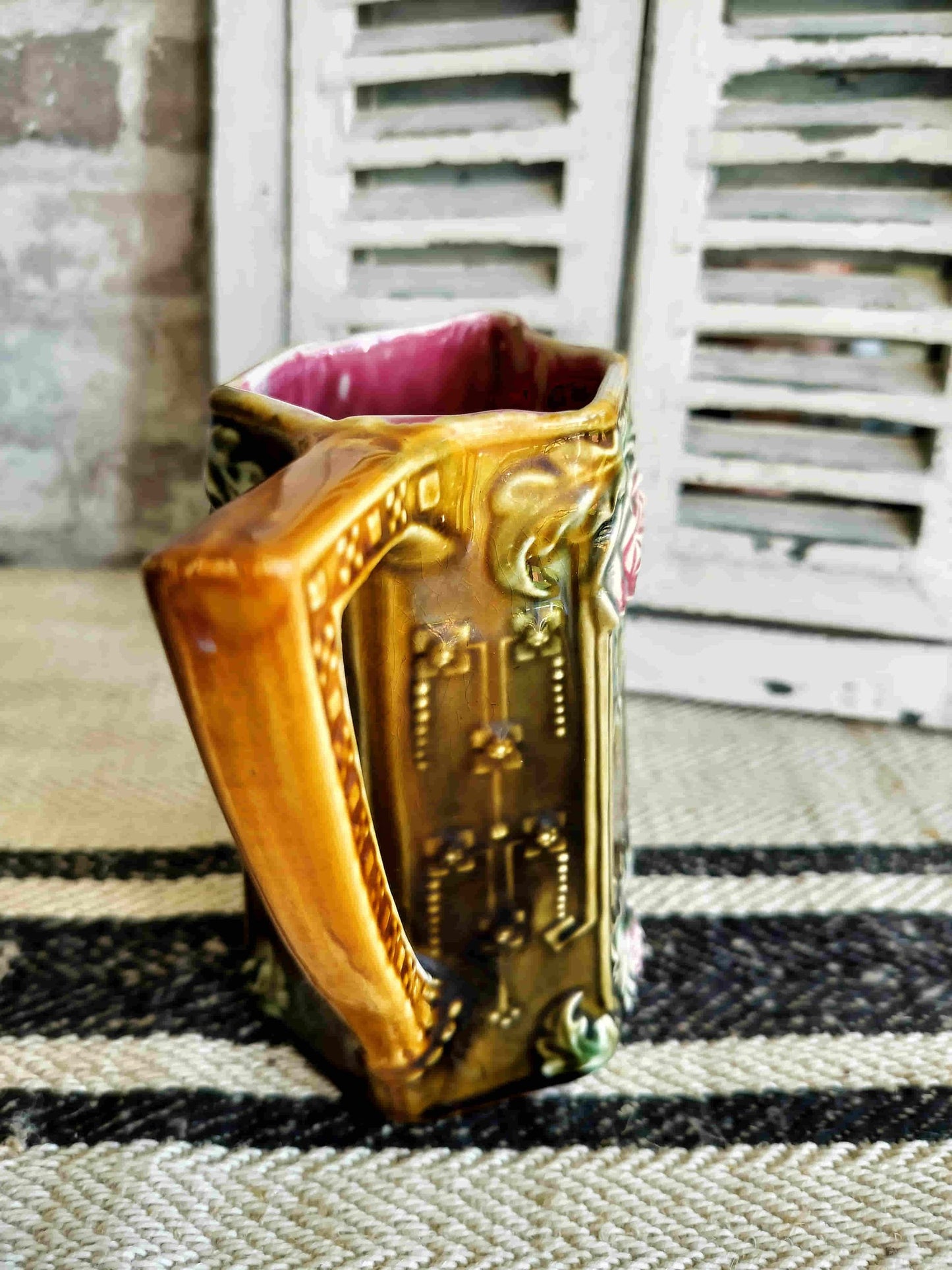 Antique French Onnaing #780 Pitcher c.1910