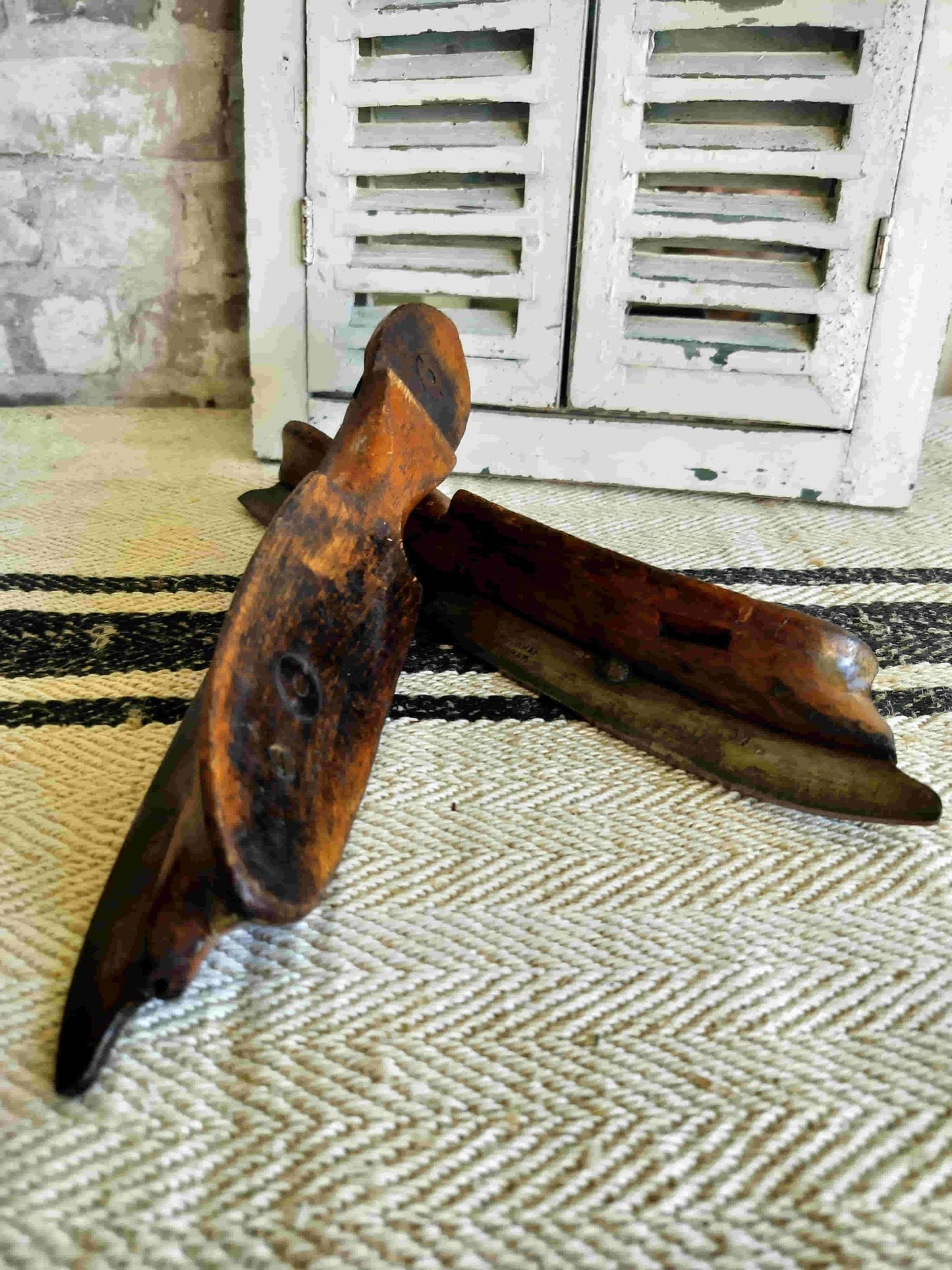 Antique J Noorman Denham Ice Skates