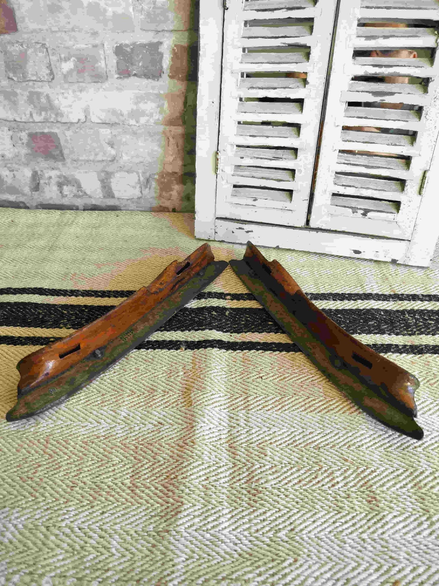 Antique J Noorman Denham Ice Skates