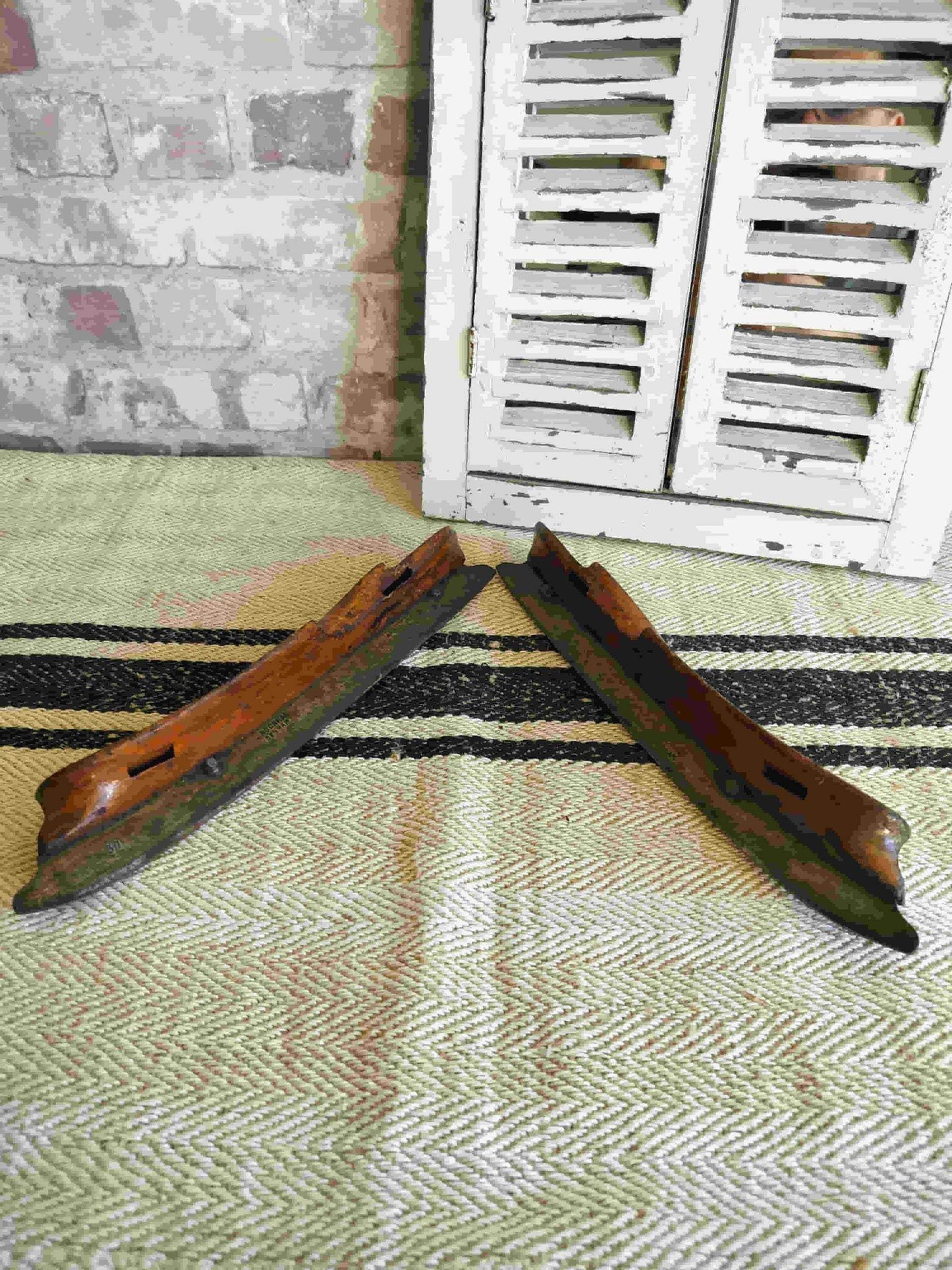 Antique J Noorman Denham Ice Skates