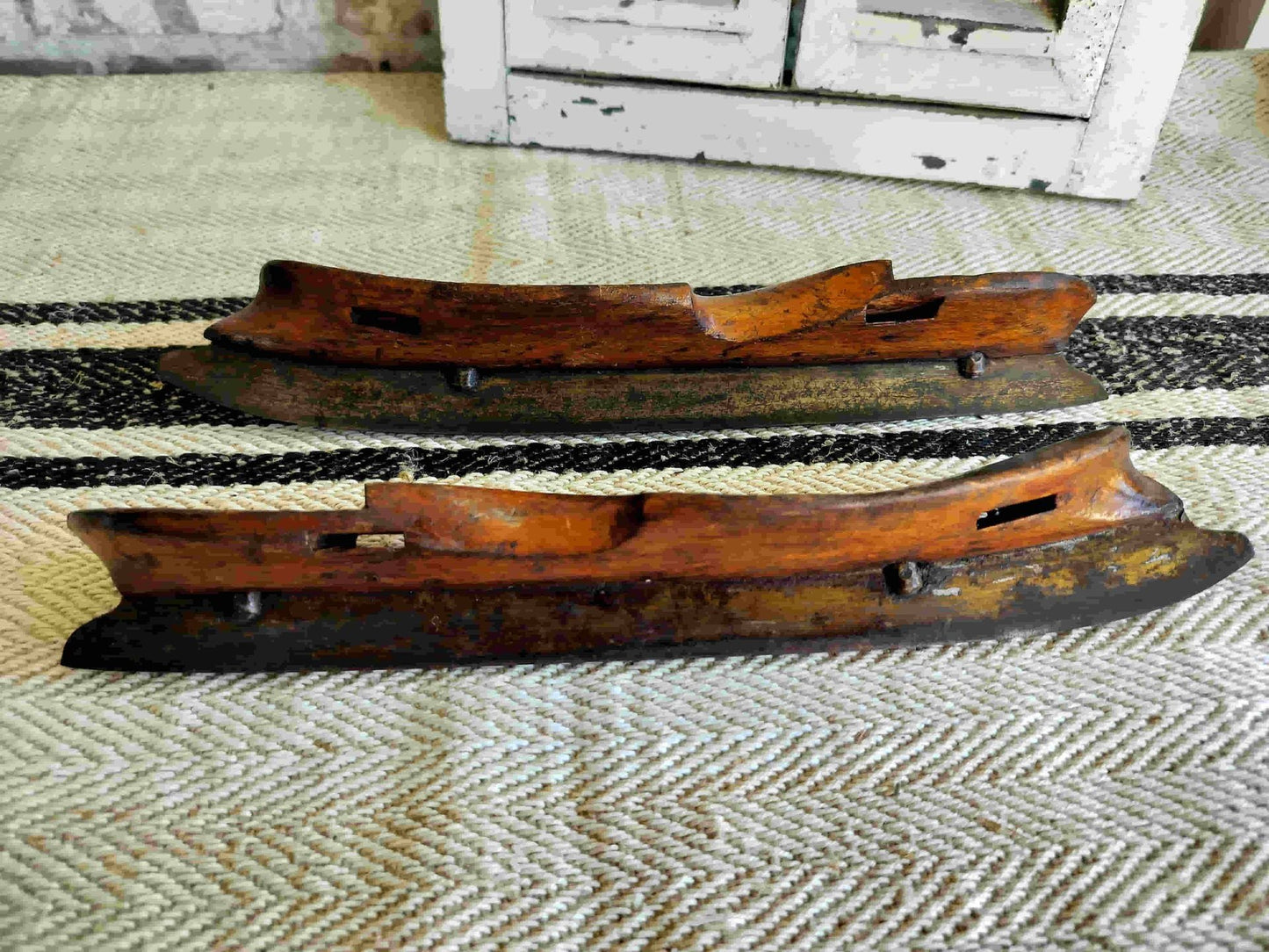 Antique J Noorman Denham Ice Skates