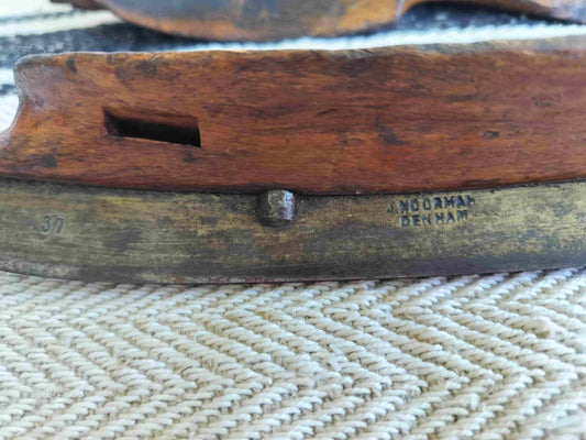 Antique J Noorman Denham Ice Skates