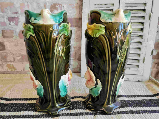 Gustav de Bruyn French Art Nouveau Vase