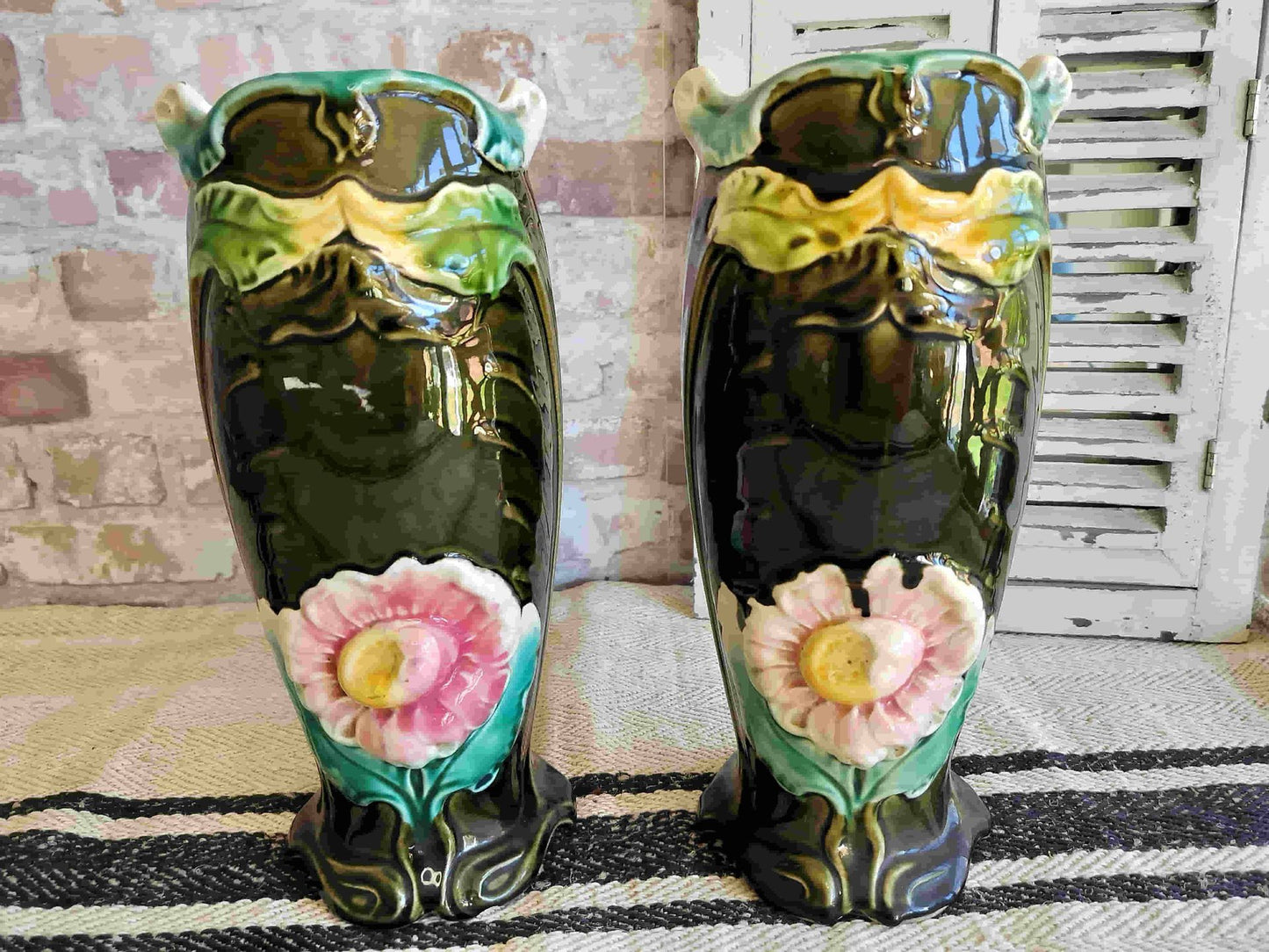 Gustav de Bruyn French Art Nouveau Vase