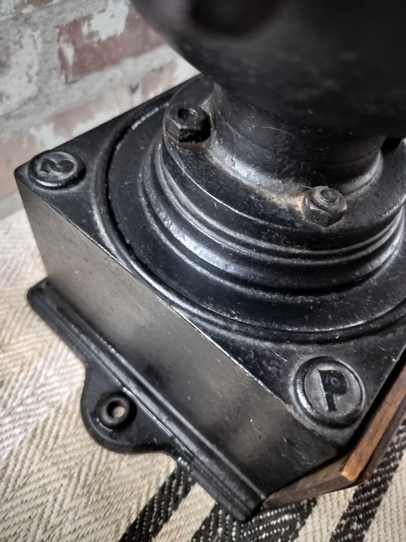 Antique French Large (Commercial) Cast Iron Coffee Grinder
