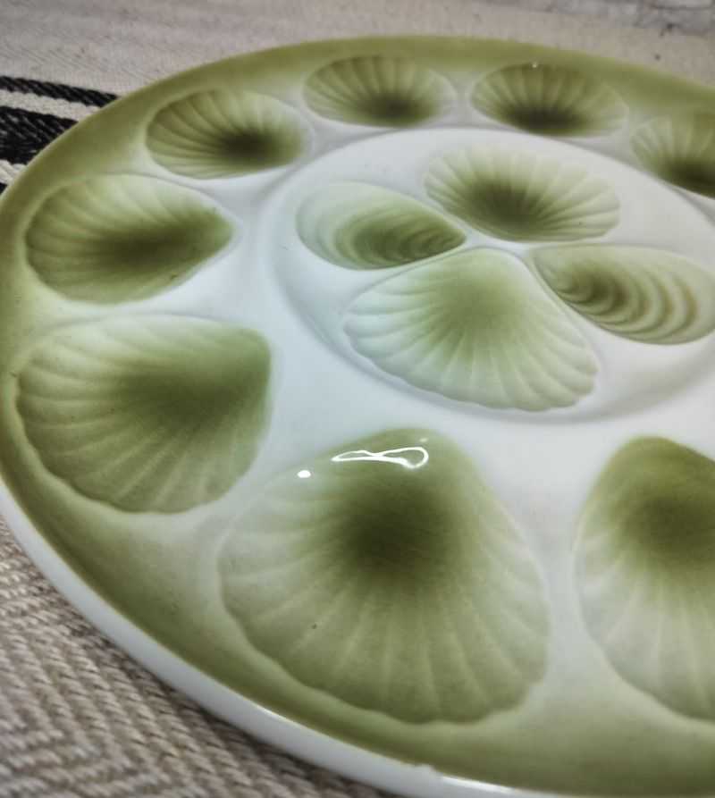 Moulin de Loups French Oyster Serving Plate c.1950