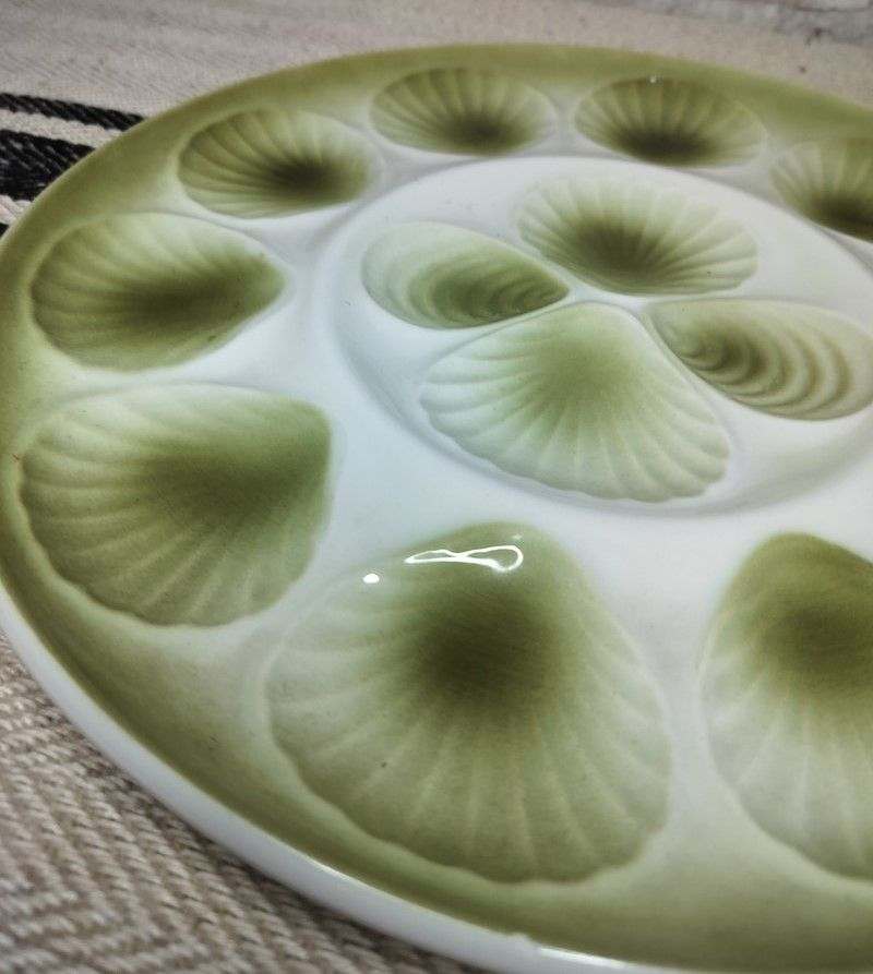 Moulin de Loups French Oyster Serving Plate c.1950