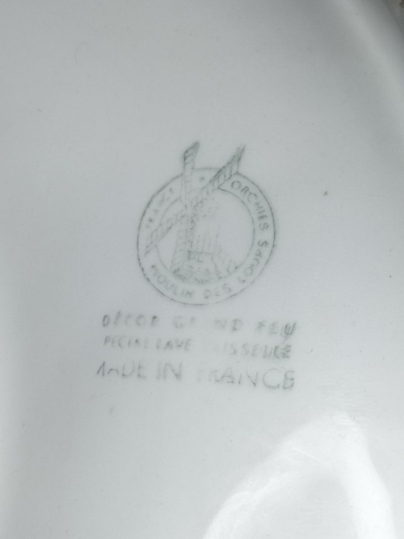 Moulin de Loups French Oyster Serving Plate c.1950