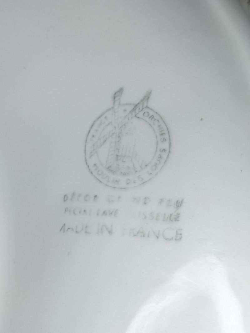 Moulin de Loups French Oyster Serving Plate c.1950