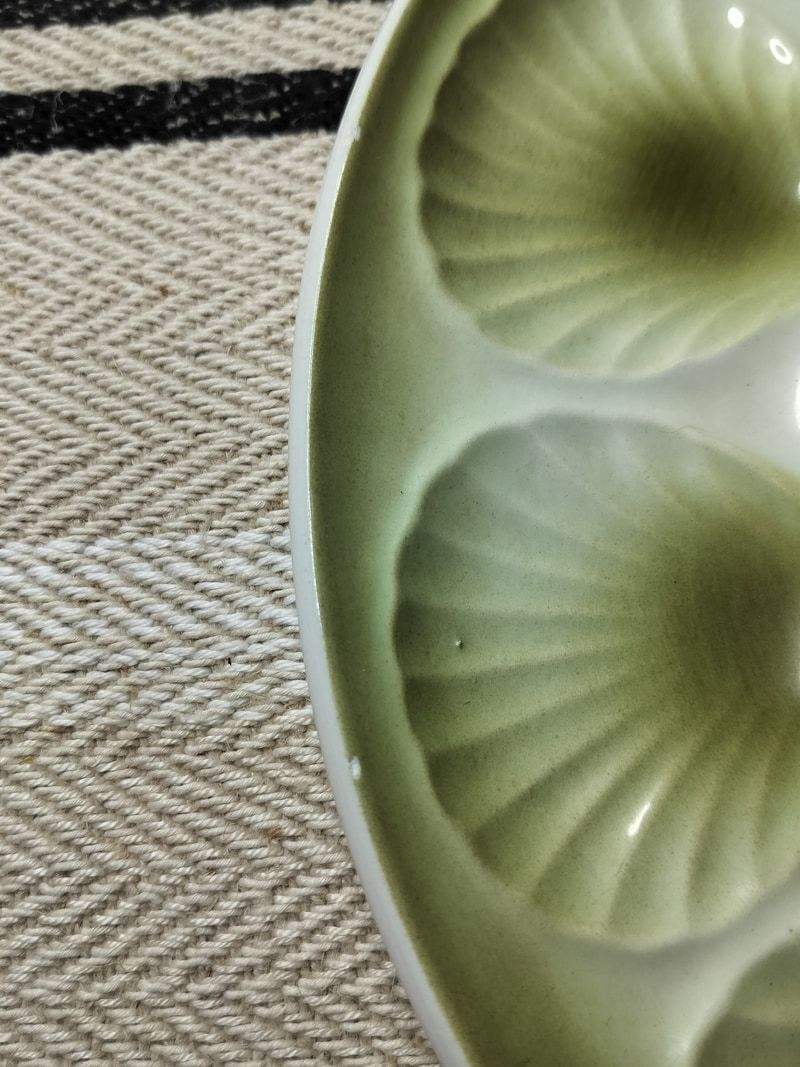 Moulin de Loups French Oyster Serving Plate c.1950