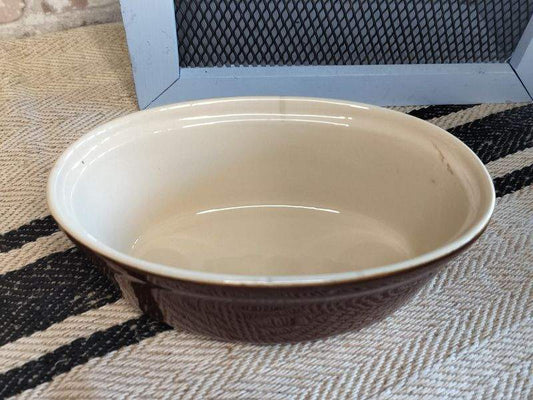 Vintage Emile Henry French Glazed Ceramic Terrine Dish