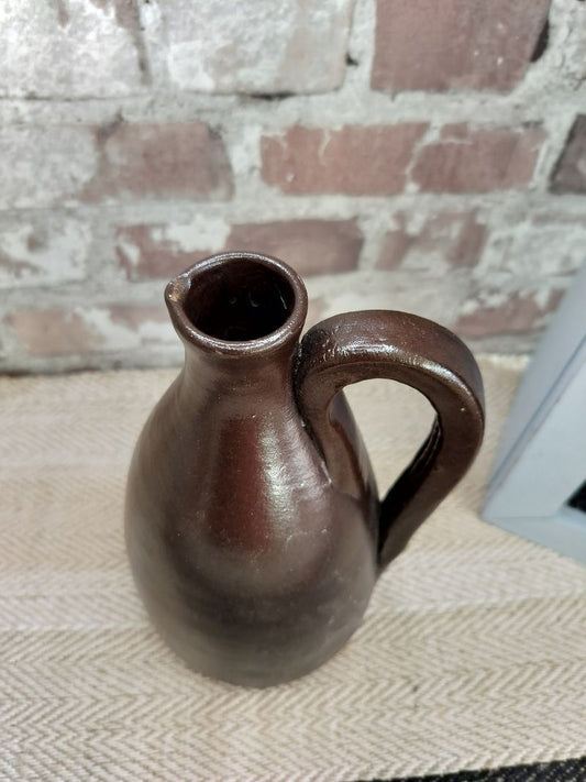 Vintage Jean Dubost French Glazed Stoneware Jug / Pitcher c.1960's