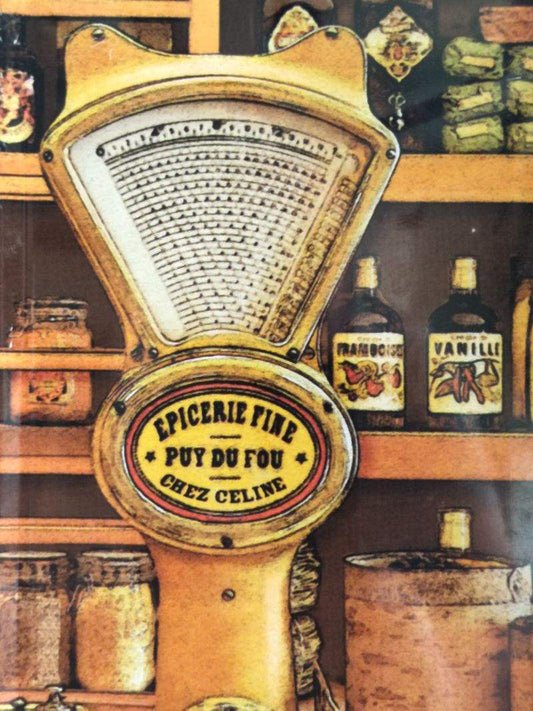 Puy du Fou French Metal Advertising Sign