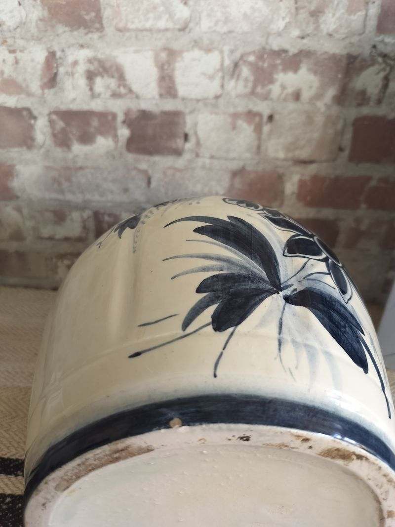 Antique Hand Painted Water Bottle / Jug