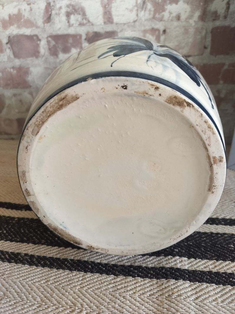 Antique Hand Painted Water Bottle / Jug