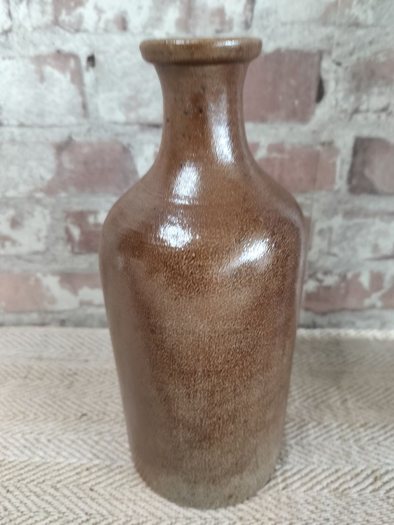 Vintage Glazed French Bottle