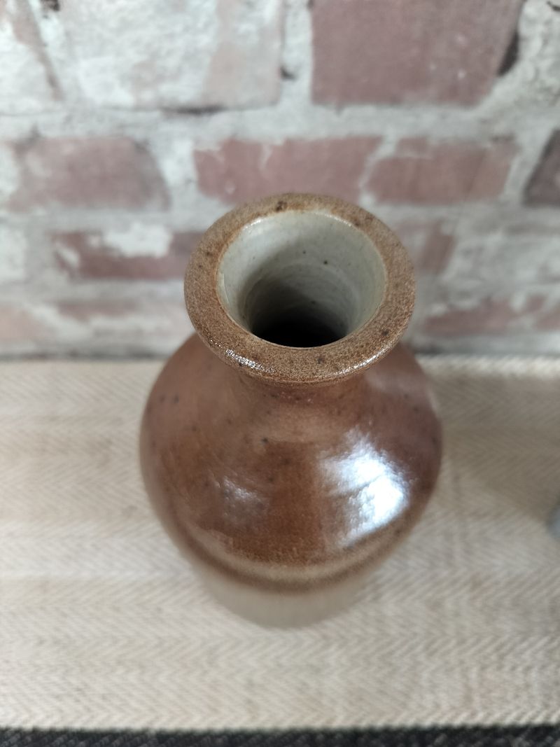 Vintage Glazed French Bottle
