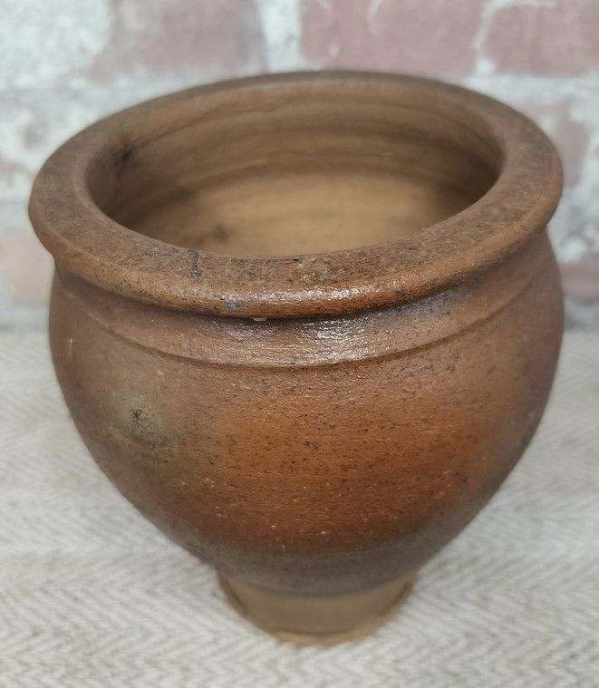 Antique French Urn-shaped Confit Pot