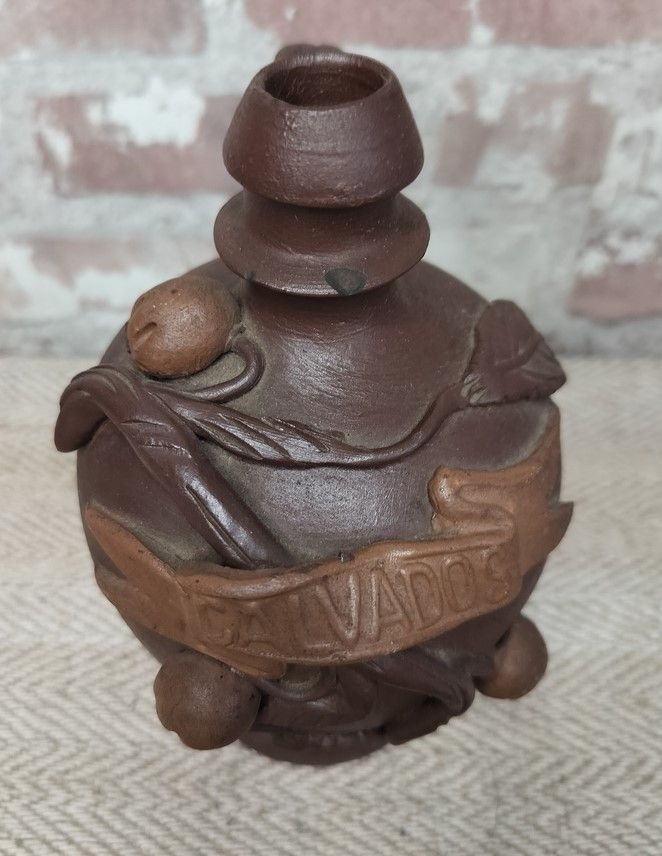 Vintage French Calvados Bottle