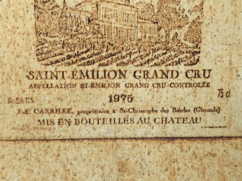 Vintage French Chatueau Puyblanquet Wine Tile