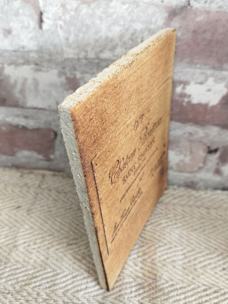 Vintage French Chatueau Boulisse Wine Tile