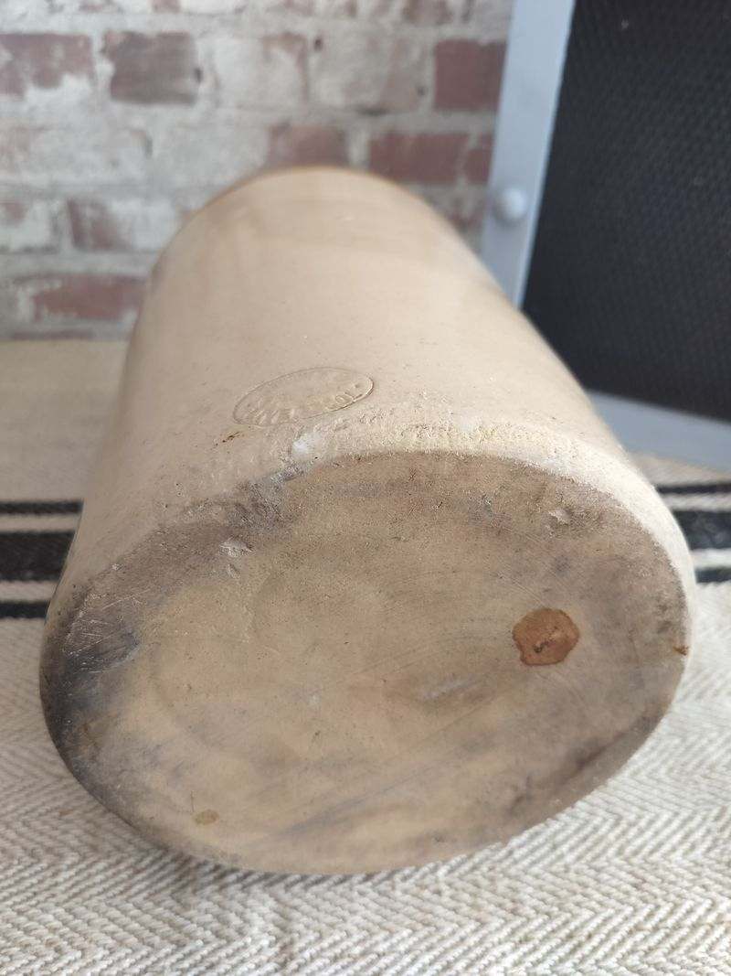 Antique Salt Glazed Stoneware Flagon c.1860