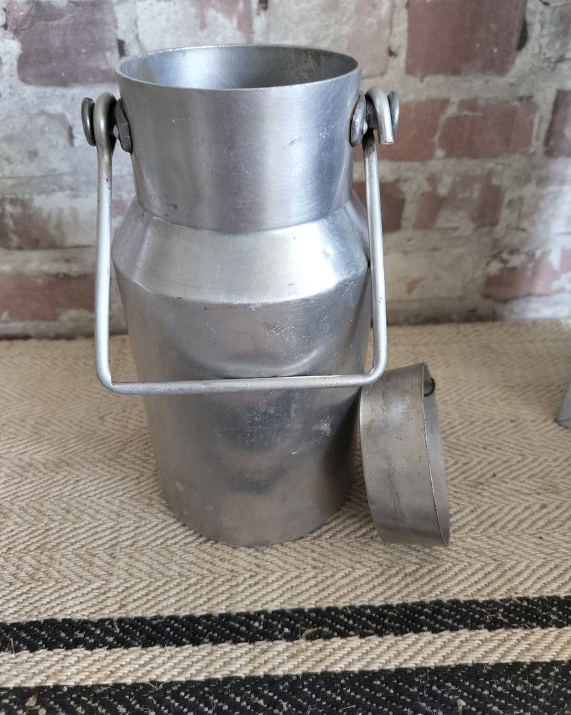 Small Vintage French Milk Churn