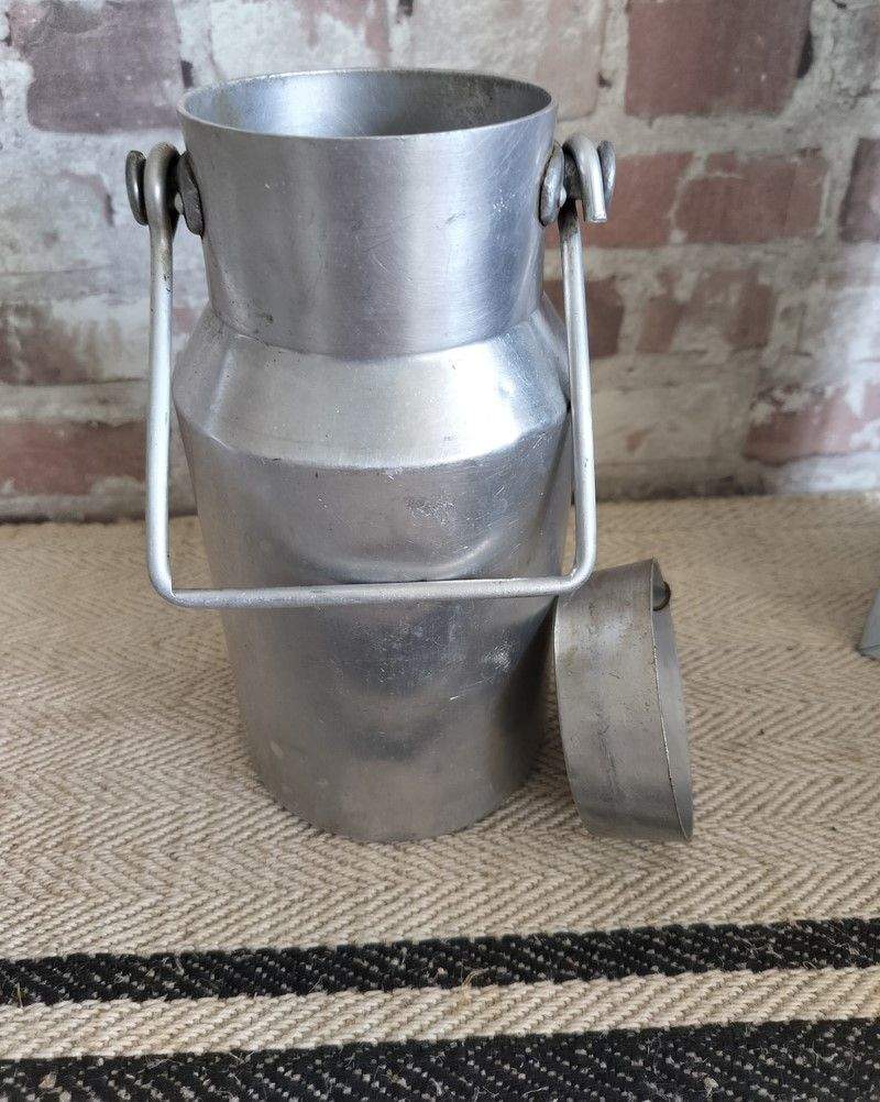 Small Vintage French Milk Churn