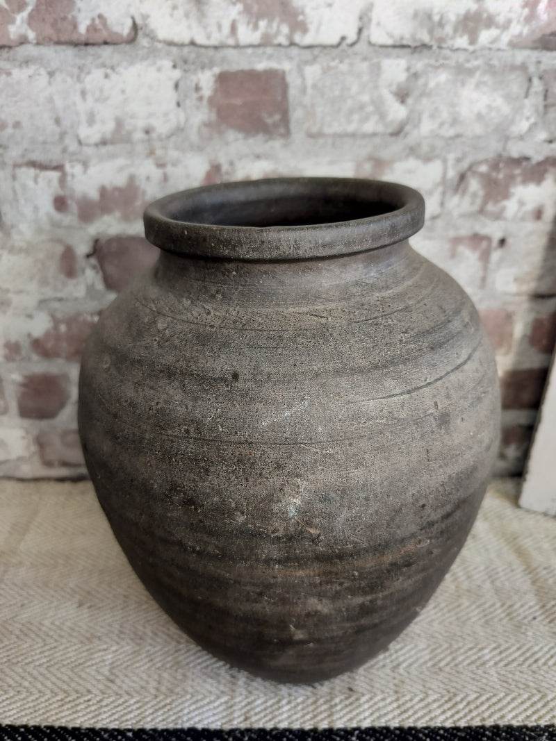 Antique Rustic Large French Clay Pot