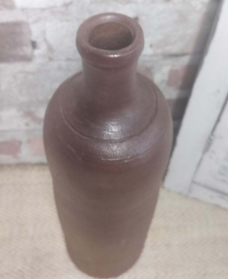 Antique French 19th Century Stoneware Bottle