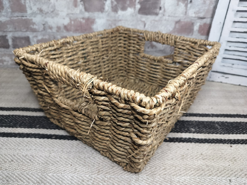 Rustic Vintage Woven Basket