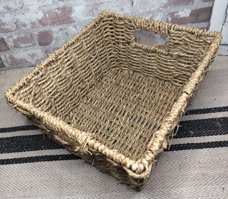 Rustic Vintage Woven Basket
