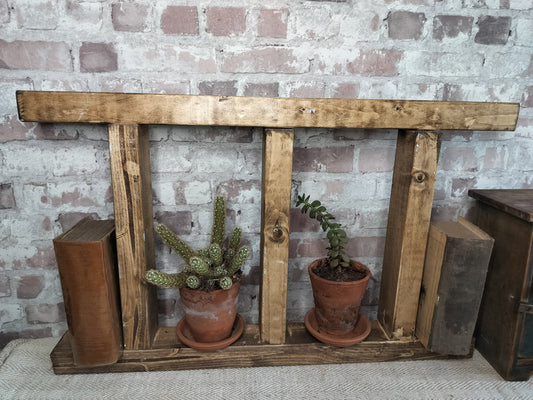 Rustic Wooden Decorative Ladder Shelf
