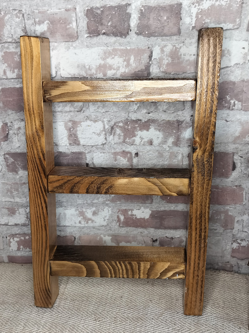 Rustic Mini Bathroom Display Ladder - The Little Brocante Shop