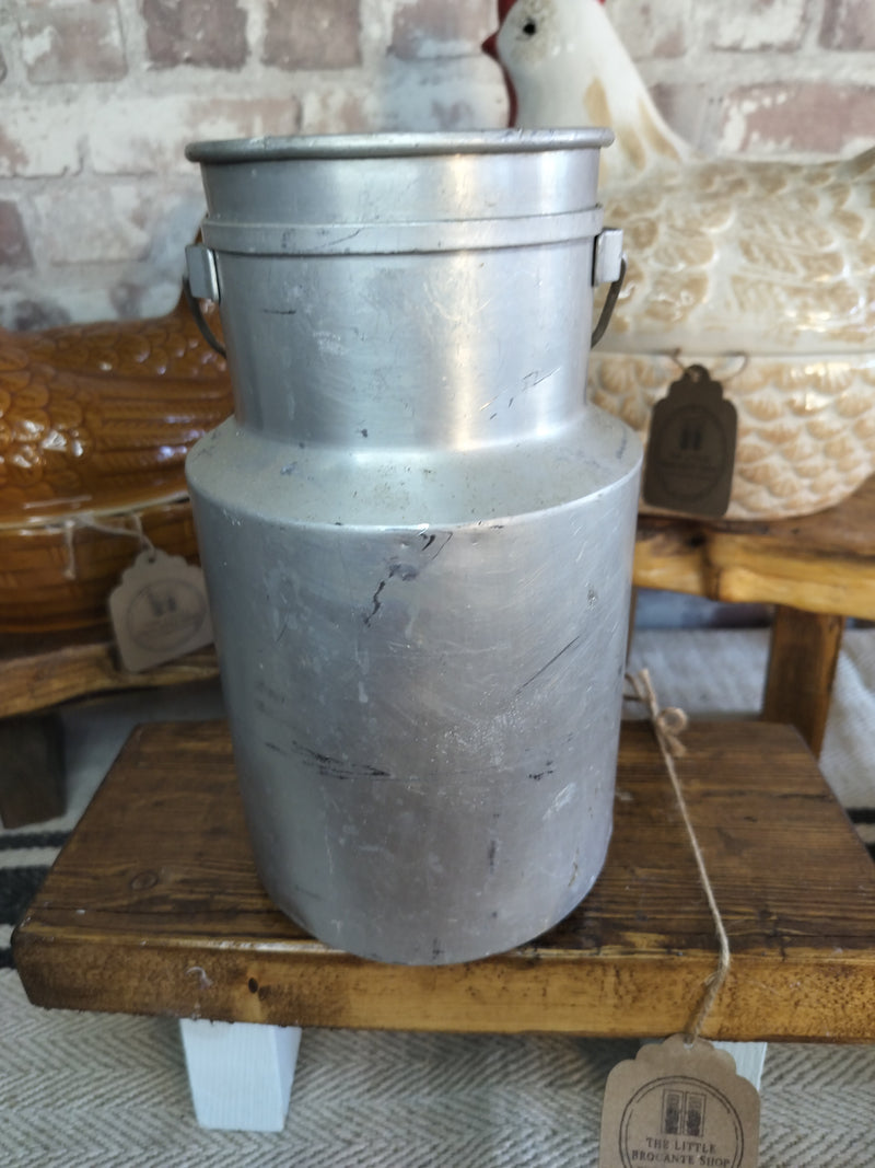 Vintage Small French Milk Churn