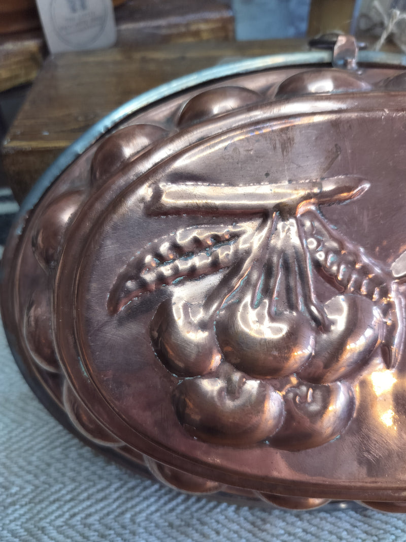 Vintage French Copper Cake Mould