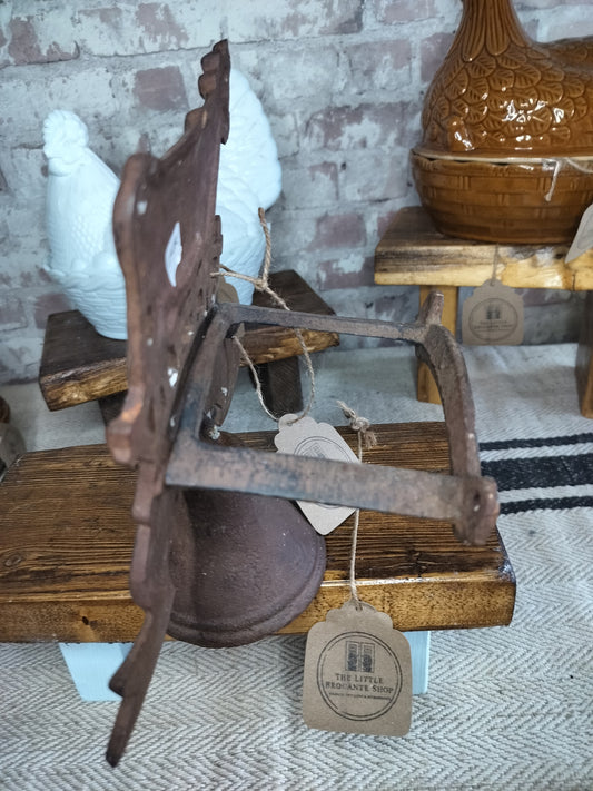 Vintage Cast Iron “Welcome” Cow Door Bell