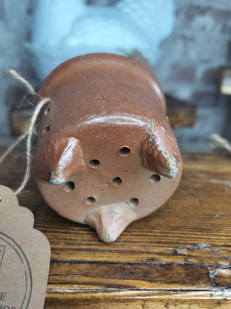 Vintage French Terracotta Cheese Mould - The Little Brocante Shop