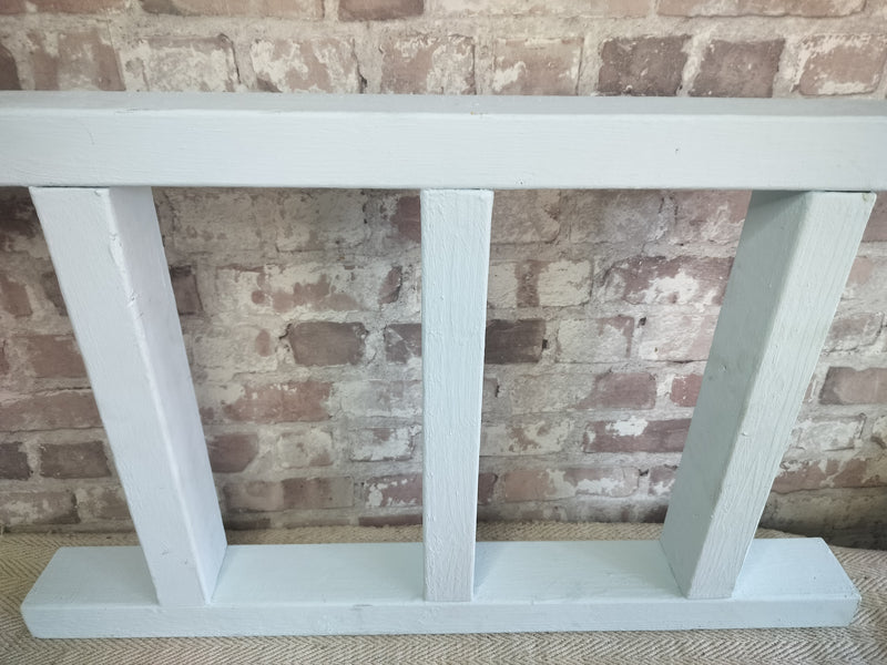 Rustic Wooden French Blue Decorative Ladder Shelf