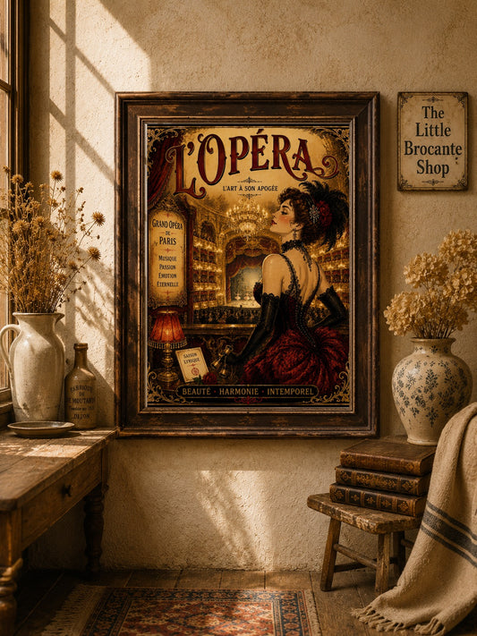 L'Opera Print in Bell Epoque Style - Exclusive French Print