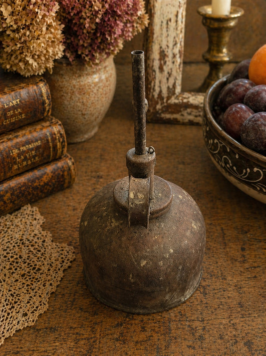 Antique Metal Oil Can