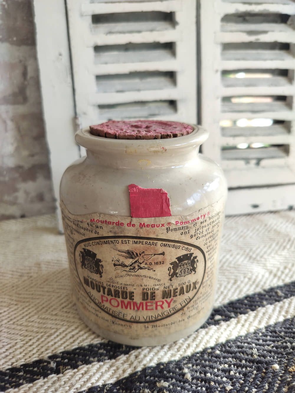 Antique Pommery Mustard Jar