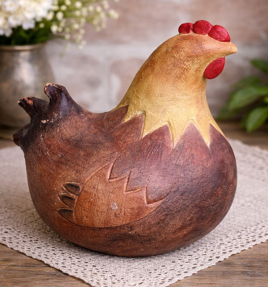 Vintage French Chicken Ornament