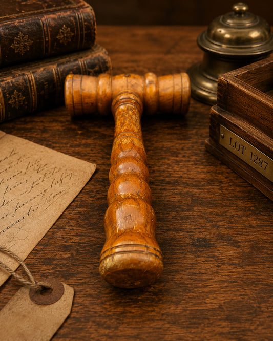 Antique Wooden Auctioneer's Gavel