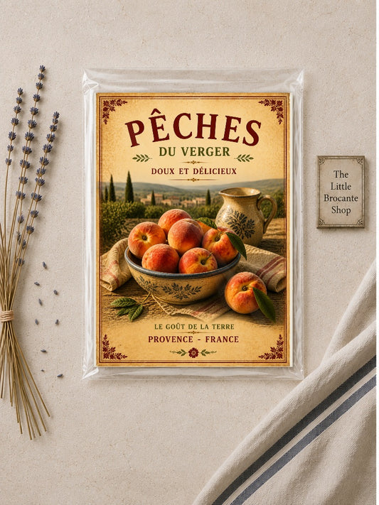 Pêches du Verger – Vintage French Orchard Peaches, French Country
Provence
Mediterranean
Rustic Farmhouse
French Provincial
Cottagecore
Brocante
Rustic Chic
Vintage European
Country Cottage
Natural Living
Traditional wall artwork.