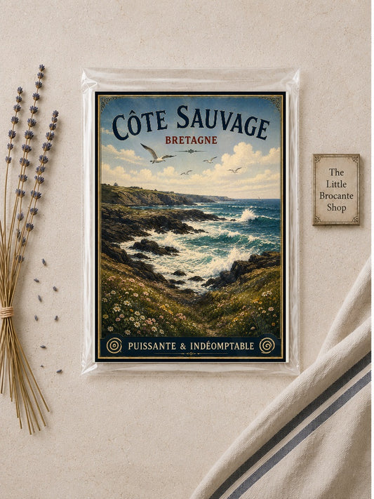 Côte Sauvage, Bretagne – Vintage Brittany Coastal Travel Print, Coastal
Breton
French Coastal
Nautical
Contemporary Coastal
Scandinavian
Hamptons
Cottage Style
Rustic Coastal
French Country
Modern Country
Vintage Travel wall artwork.