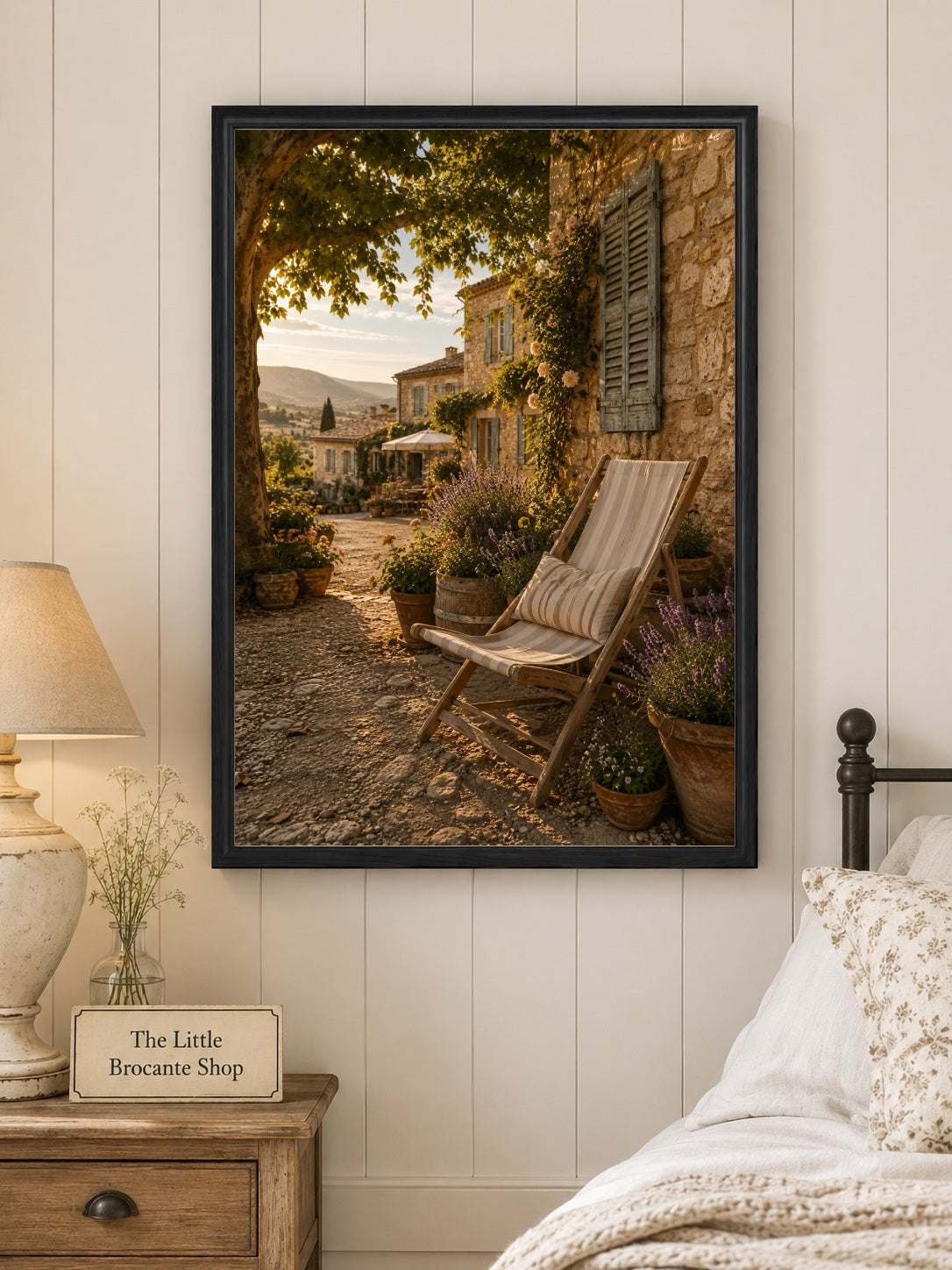 Après-Midi Paisible Print | French Provence Wall Art | Rustic French Country Landscape | A5, A4, A3, A2 & A1