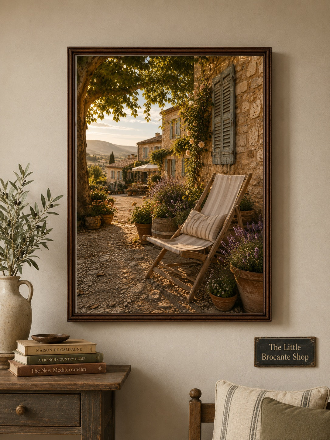 Après-Midi Paisible Print | French Provence Wall Art | Rustic French Country Landscape | A5, A4, A3, A2 & A1